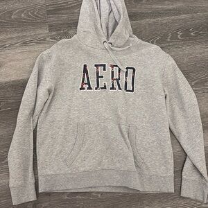 Gray Aeropostale hoodie y2k 2000’s